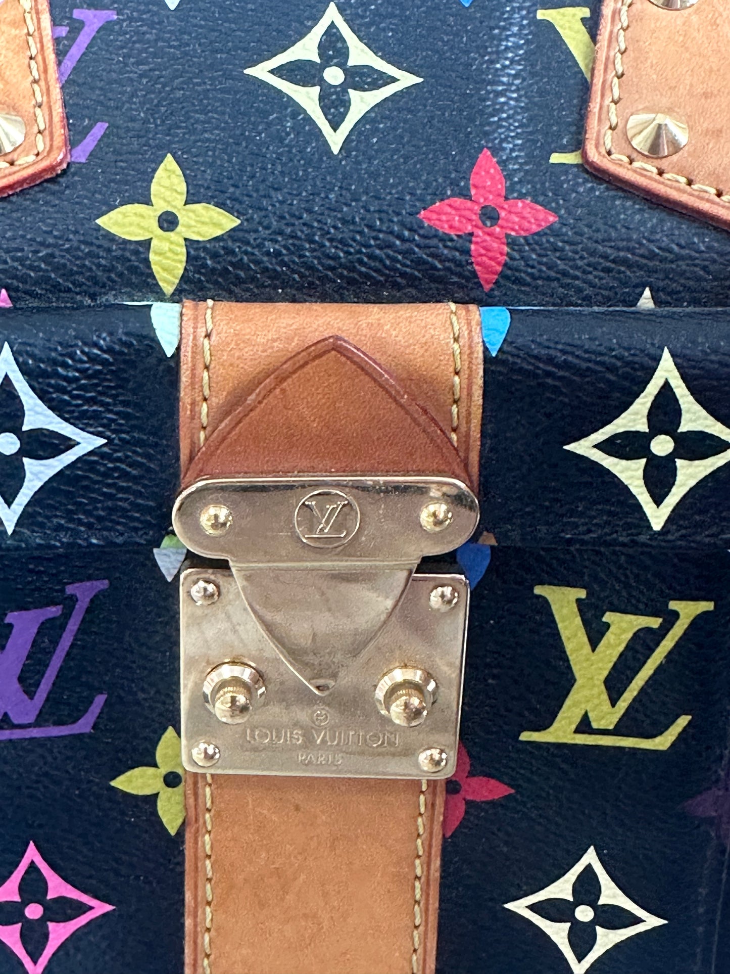 LV Black Murakami Speedy 30