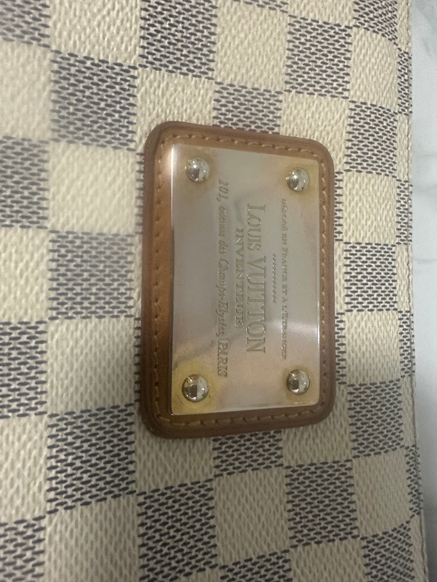 Louis Vuitton Damier Azur Eva Clutch