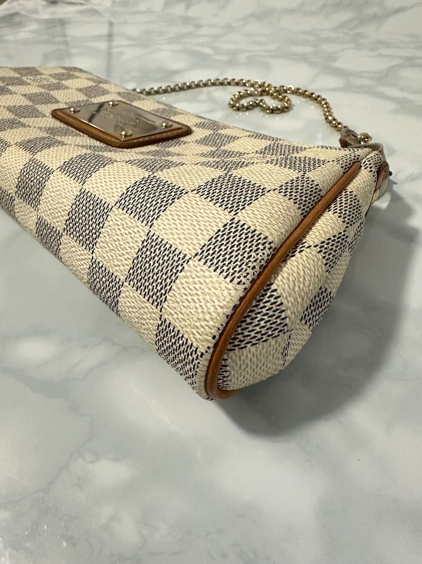 Louis Vuitton Damier Azur Eva Clutch