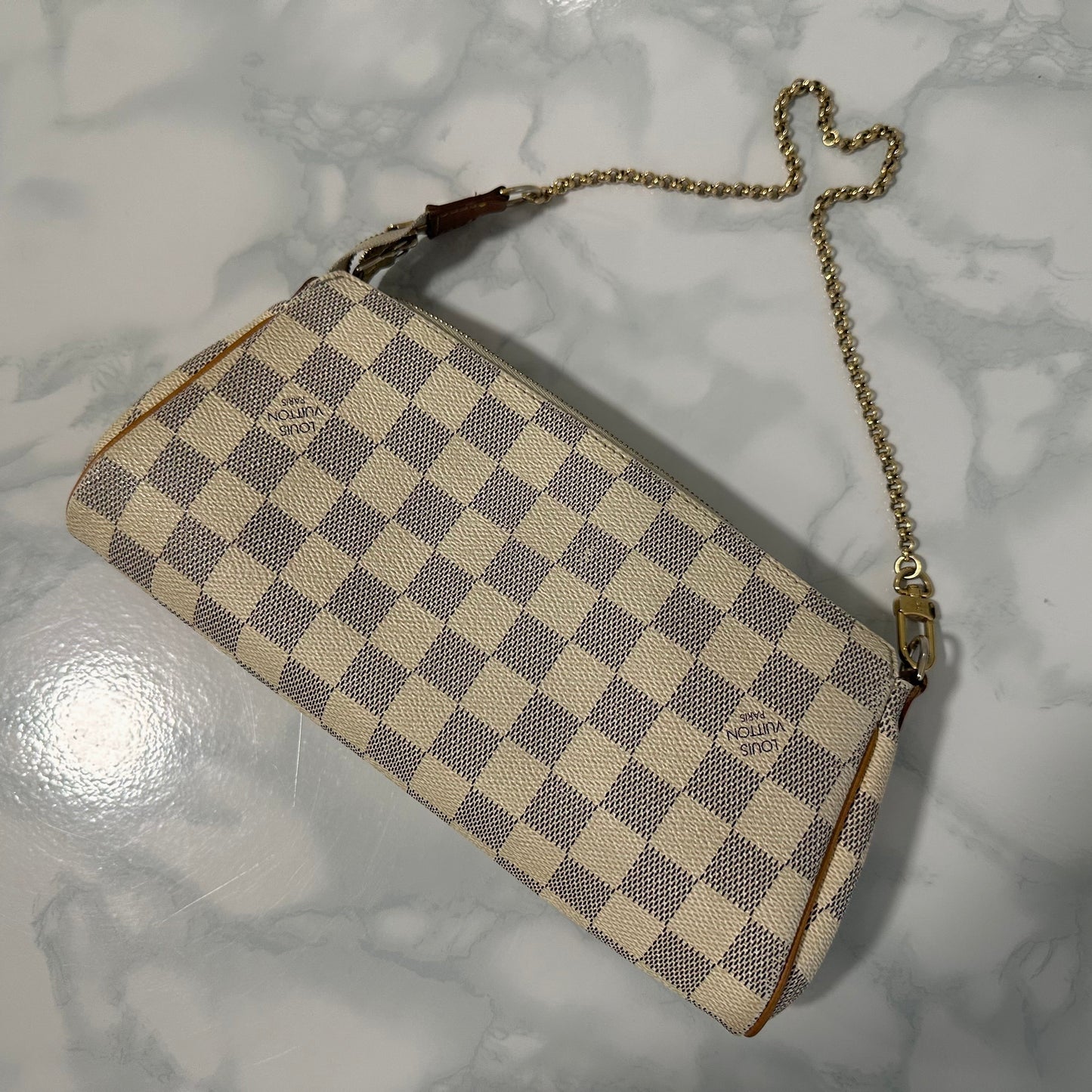 Louis Vuitton Damier Azur Eva Clutch